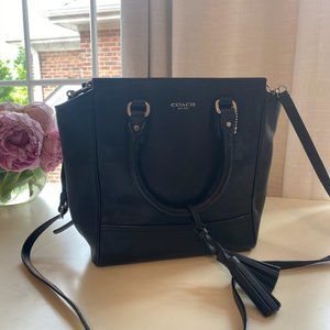 Coach Black Leather Bag